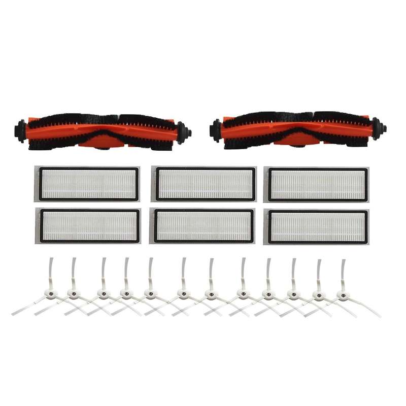 Hepa Filter Main Brush Side Brushes for Qihoo 360 X90 X95 Robotic