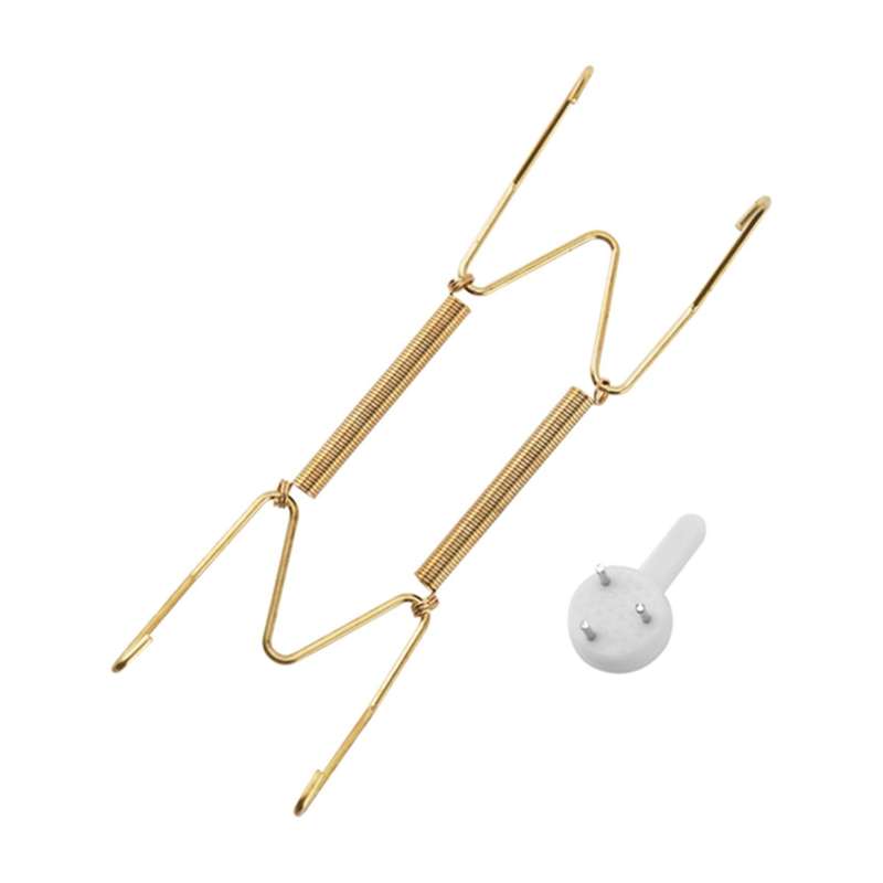 20 Pcs 6 Inch Invisible Wall Plate Hangers with 20 Pcs Wall Hooks
