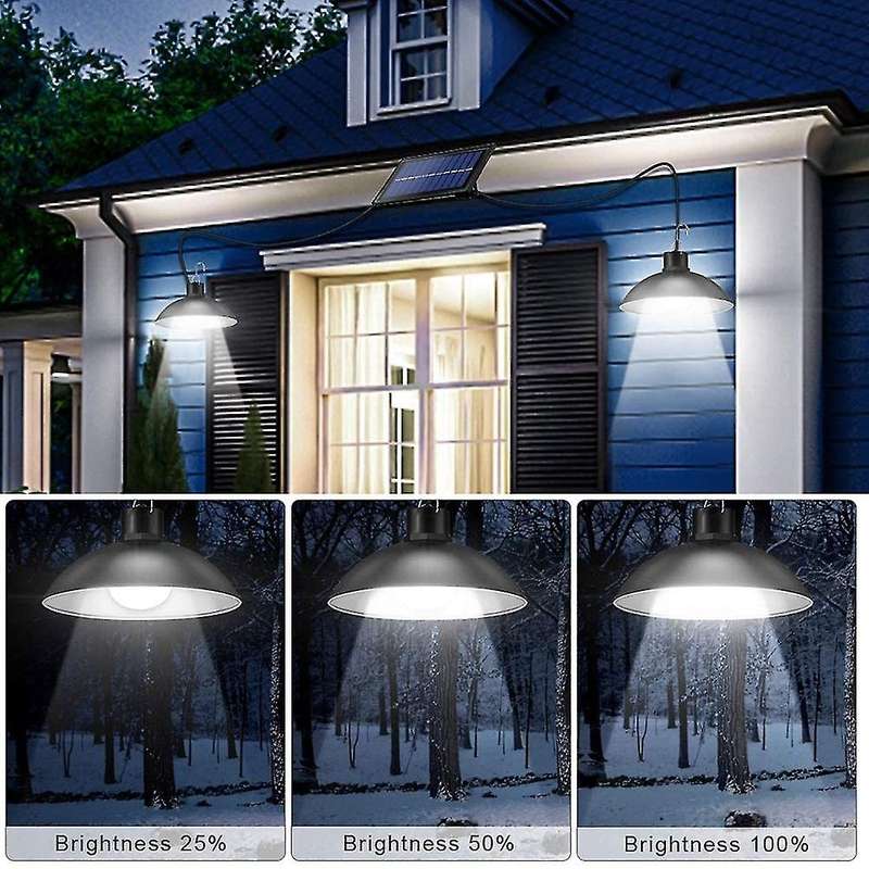 Solar Pendant Lights,with 9.84ft Cord,for Garden Courtyard Barn