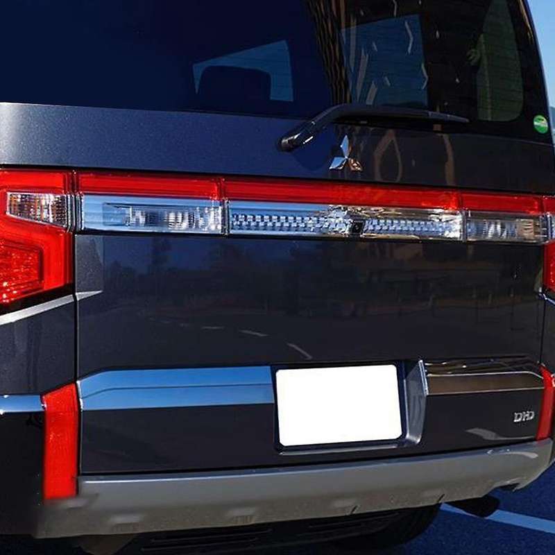 Abs Chrome Rear Door Trunk Strip for Mitsubishi Delica D5 2020-2022