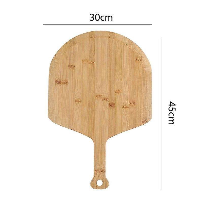 2pcs 12in Pizza Peel Paddle Wooden Pizza Spatula Pizza Cutting Board