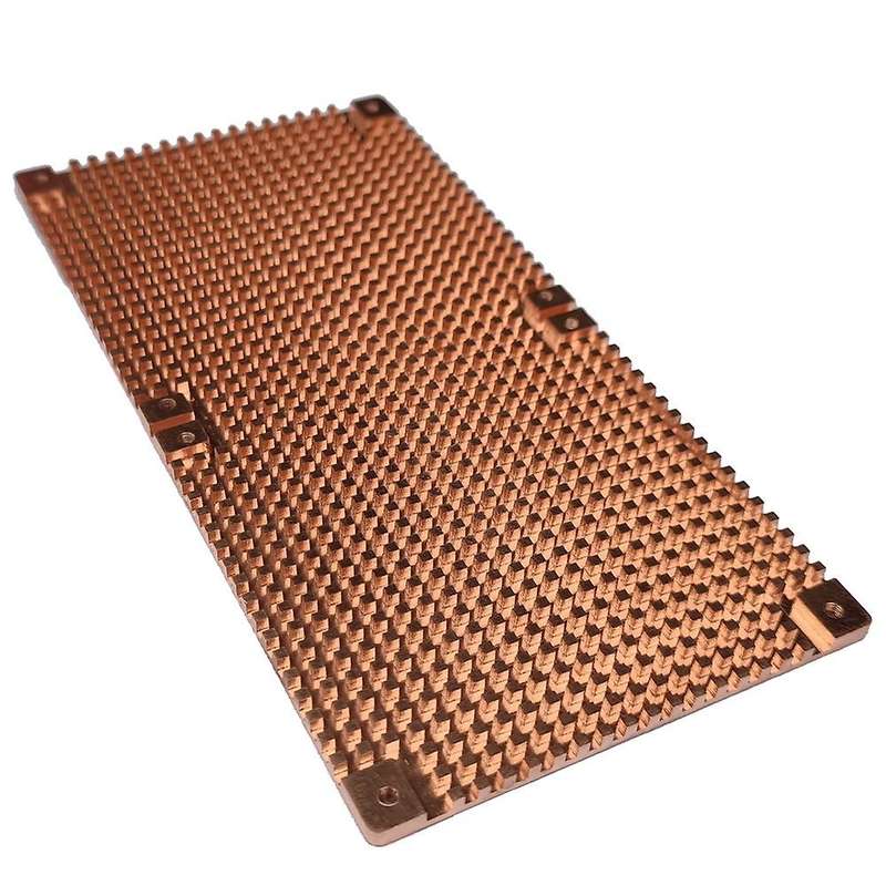 Rtx 3060 3080 3090 Backplane Copper Heat Sink Radiator 90x180mm(4mm)
