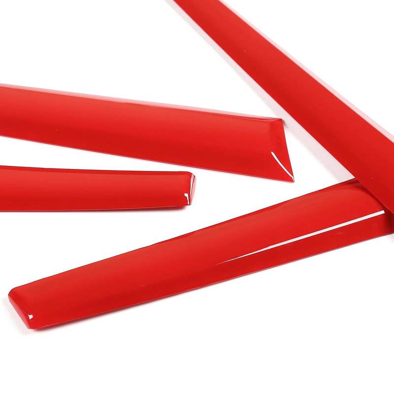 For Toyota Hilux 15-21 Inner Door Panel Trim Car Styling Red