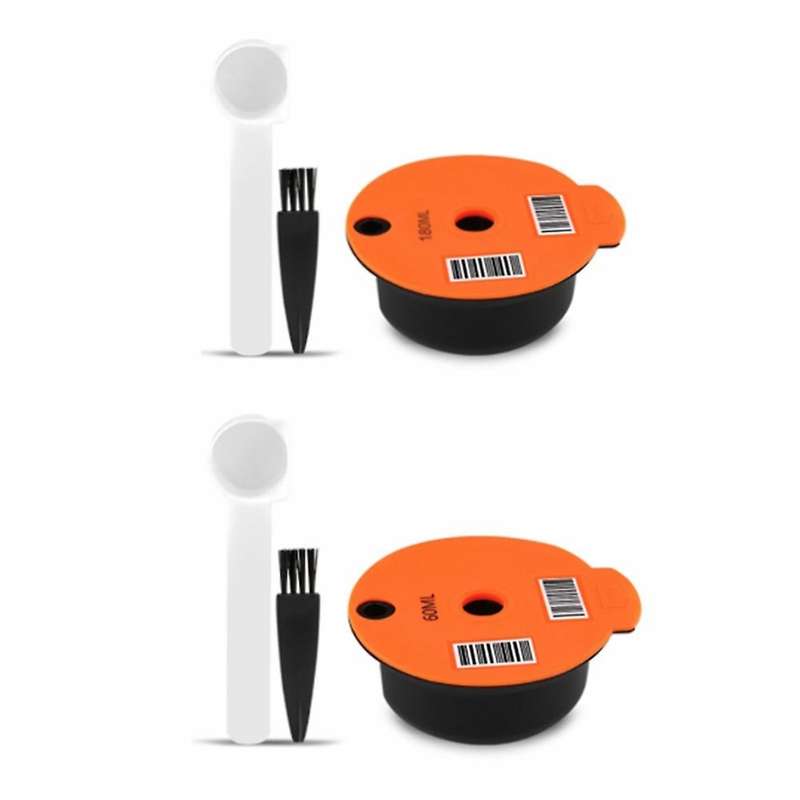 60ml/180ml Reusable Coffee Capsules Adapted for Bosch Machine