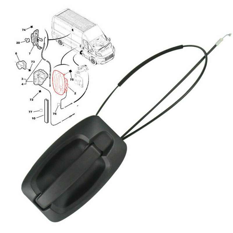 Car Exterior Door Handles Sliding Door Handle with Wiring Harness