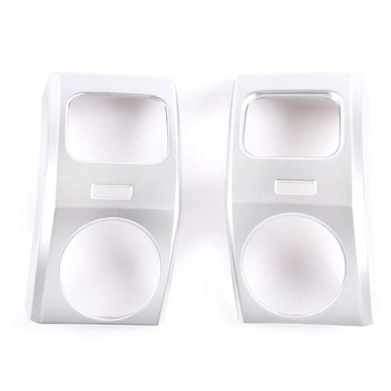 Car Side Air Conditioning Vent Outlet Cover Trim Stickers (silver)