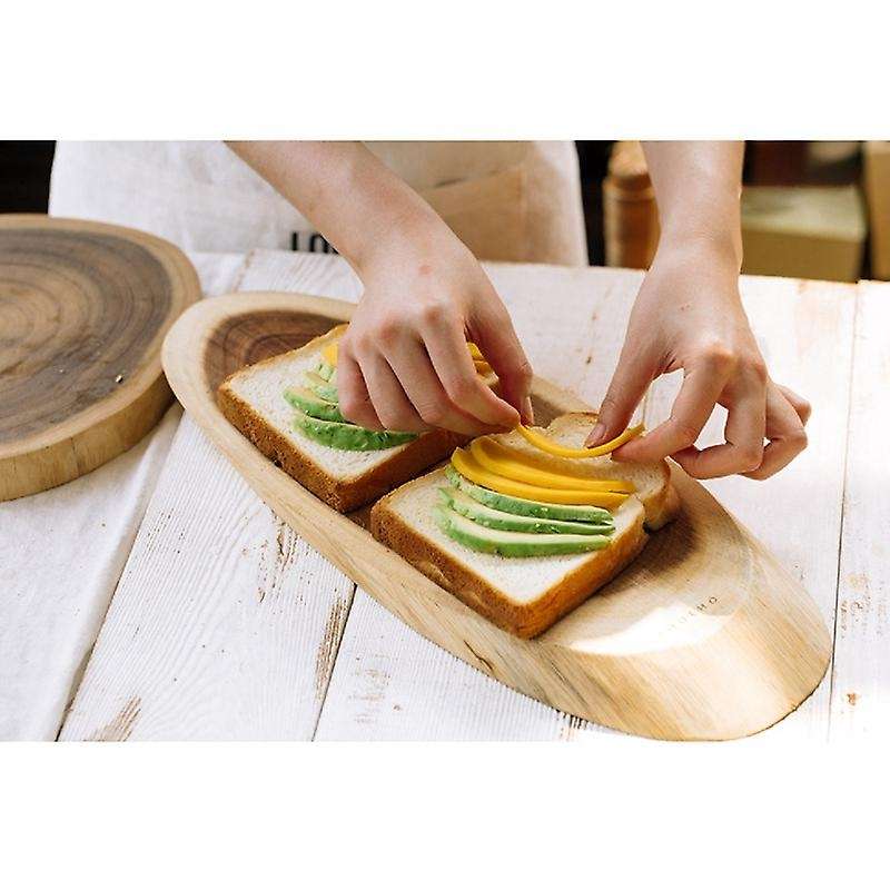 Rustic Style Acacia Wood Chopping Blocks Whole Wood Round Home Use