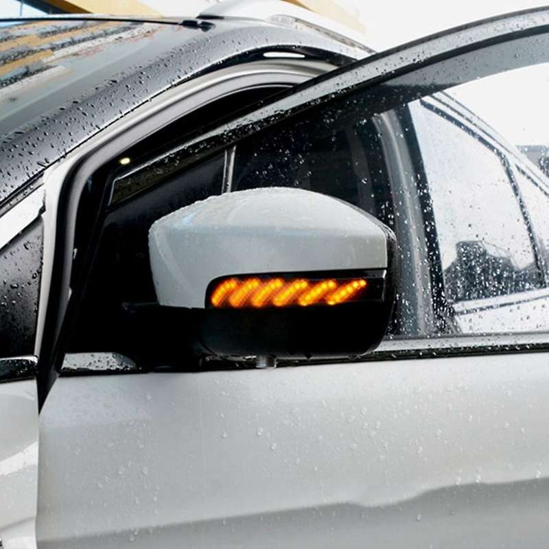 2pcs Dynamic Turn Signal Light Repeater Lamps for Ford Ecosport Kuga