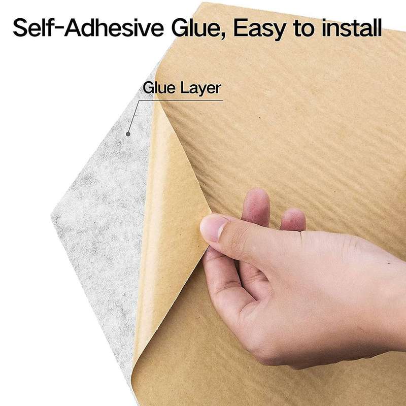 12 Pack Self-adhesive Acoustic Panels 12 X 10 X 0.4inch - Sound Proof