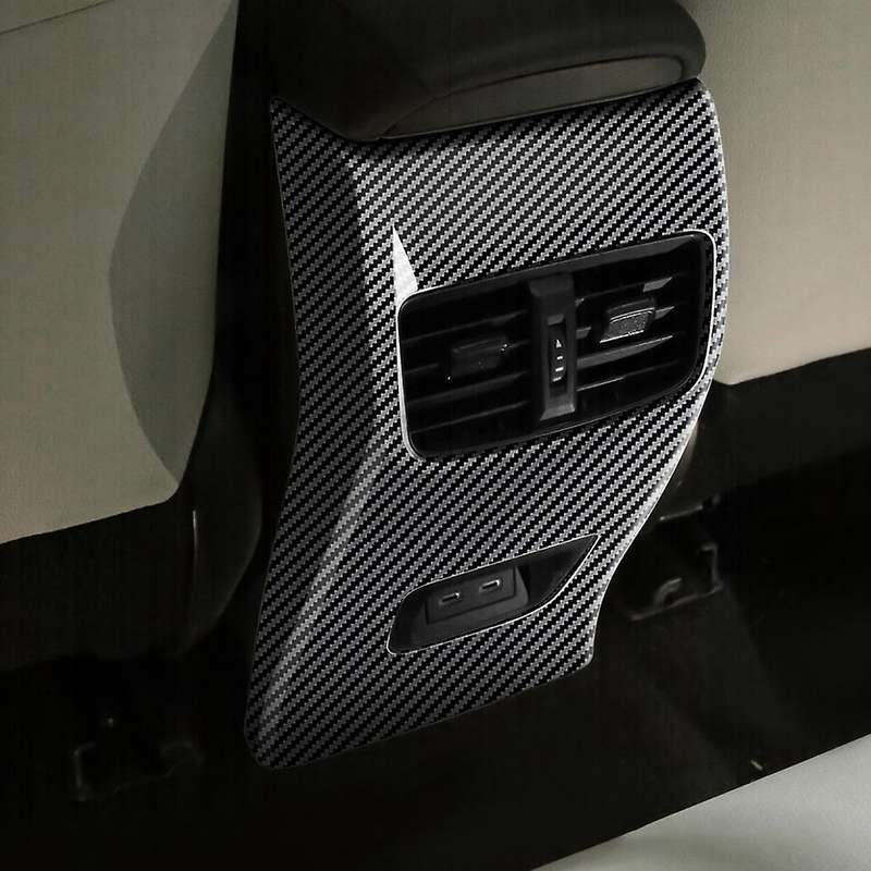 Carbon Fiber Air Condition Vent Outlet Frame Panel Cover Trim