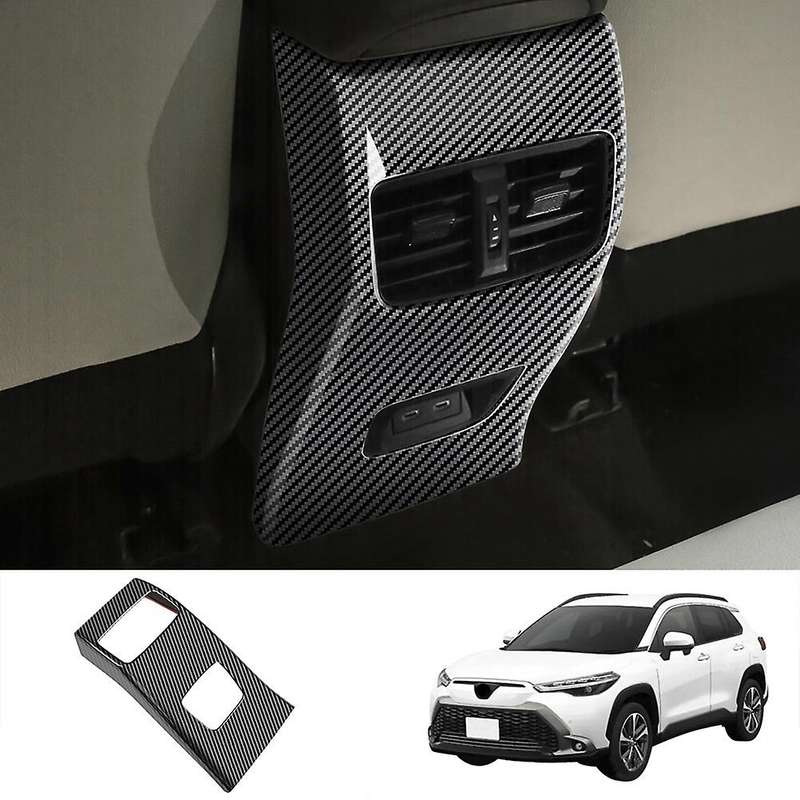 Carbon Fiber Air Condition Vent Outlet Frame Panel Cover Trim