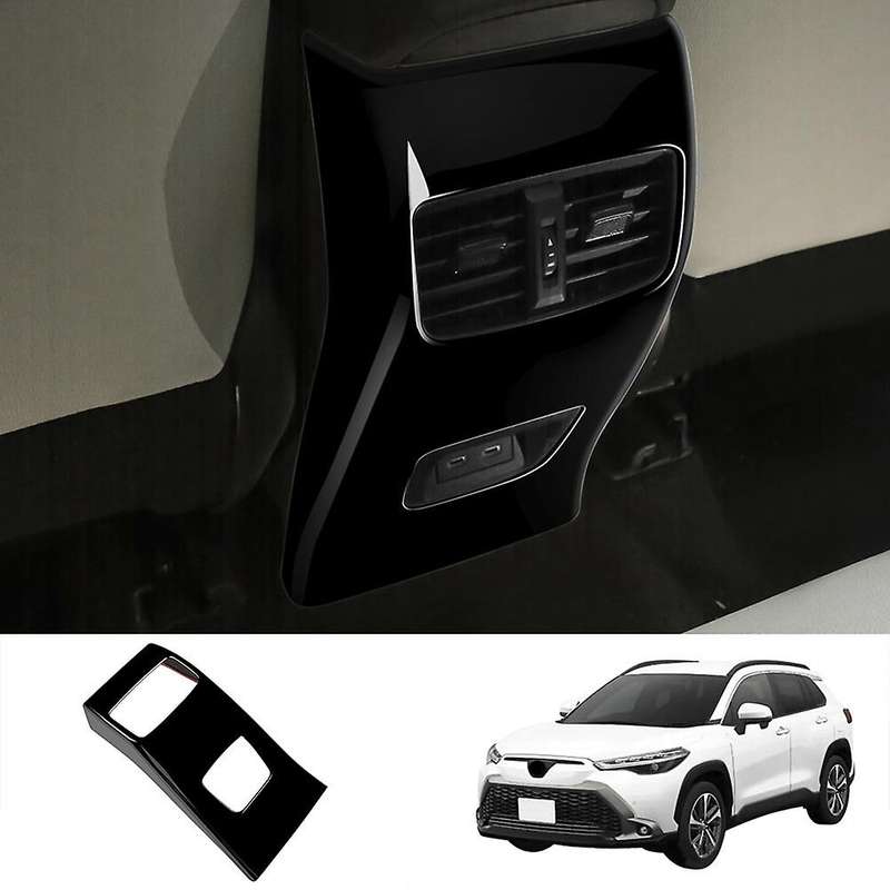 Glossy Black Air Condition Vent Outlet Frame Panel Cover Trim