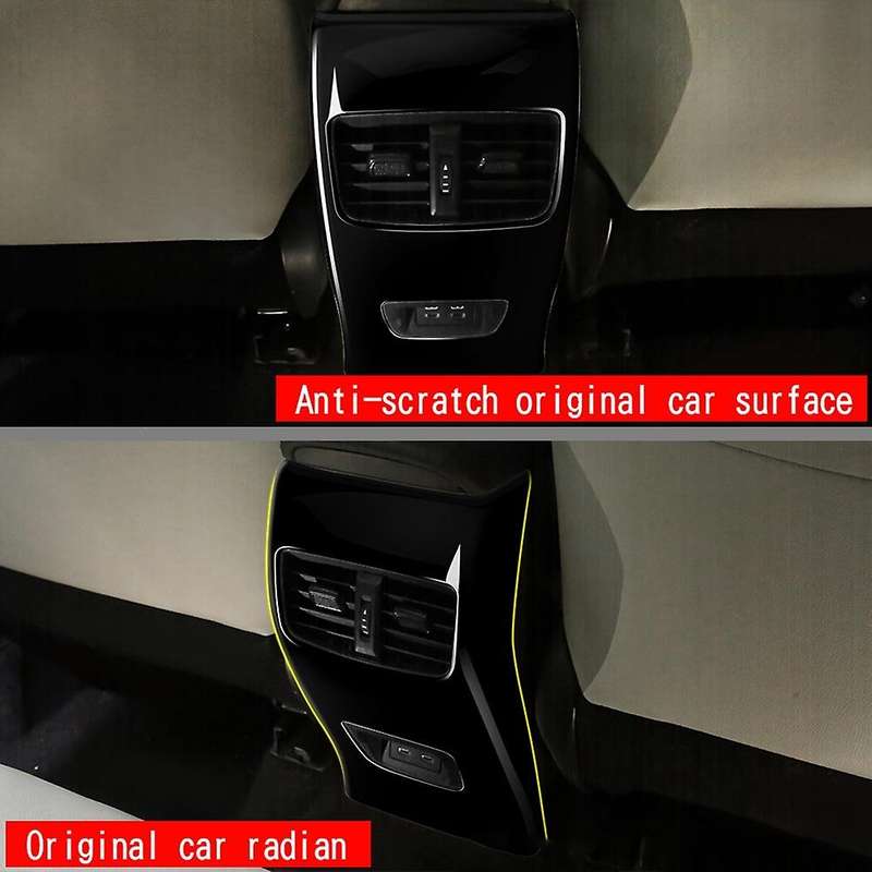 Glossy Black Air Condition Vent Outlet Frame Panel Cover Trim