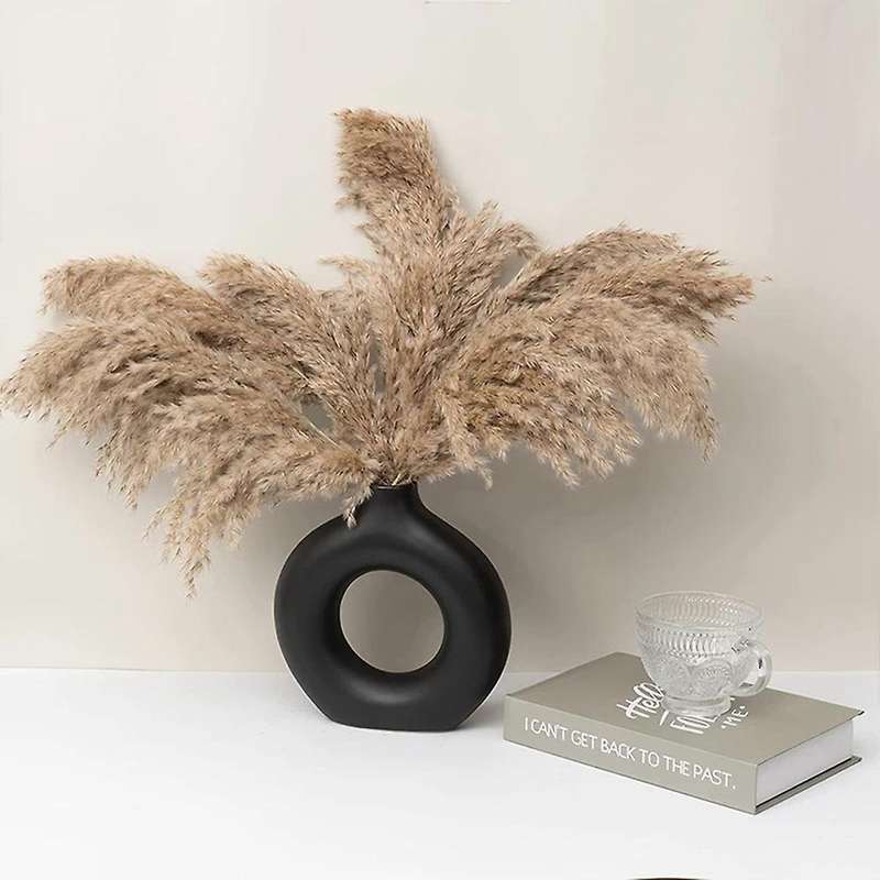 Nordic Ceramic Circular Hollow Office Desktop Interior Gift Decor-c