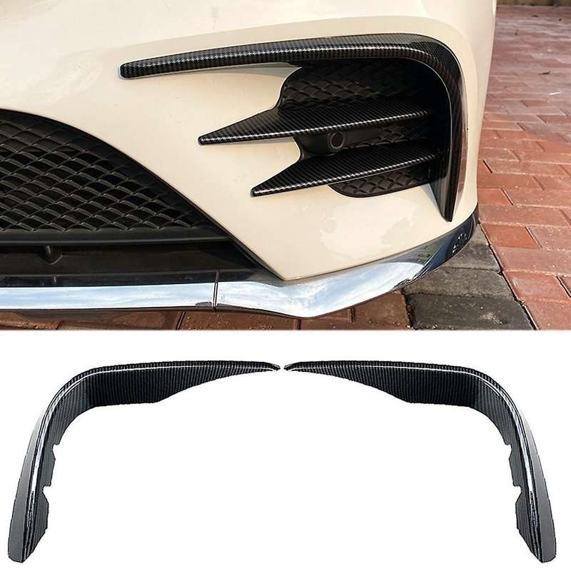 Front Bumper Fog Light Canard for Mercedes-benz Glc-class X253 Carbon