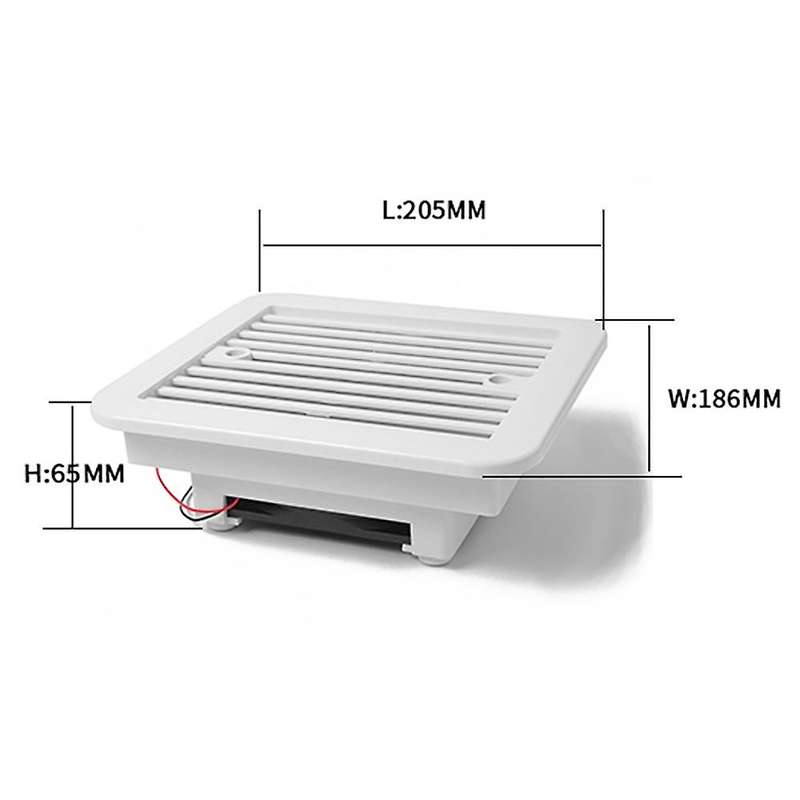 Universal Strong Wind Dust-proof Ventilation Fan Caravan Side Exhaust