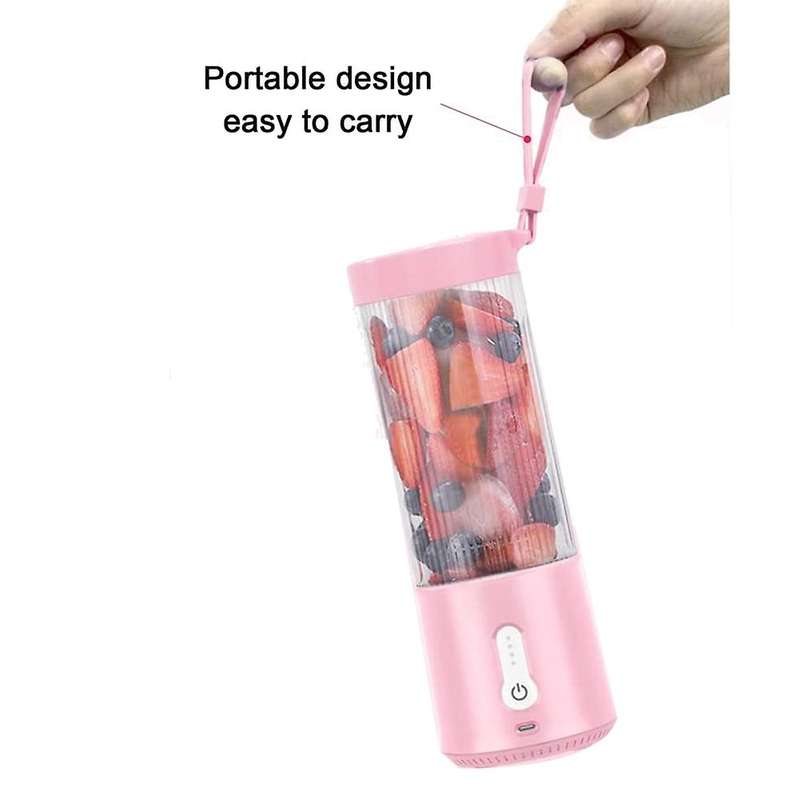 Personal Size Blender, Portable Blender, Smoothie Blender Pink