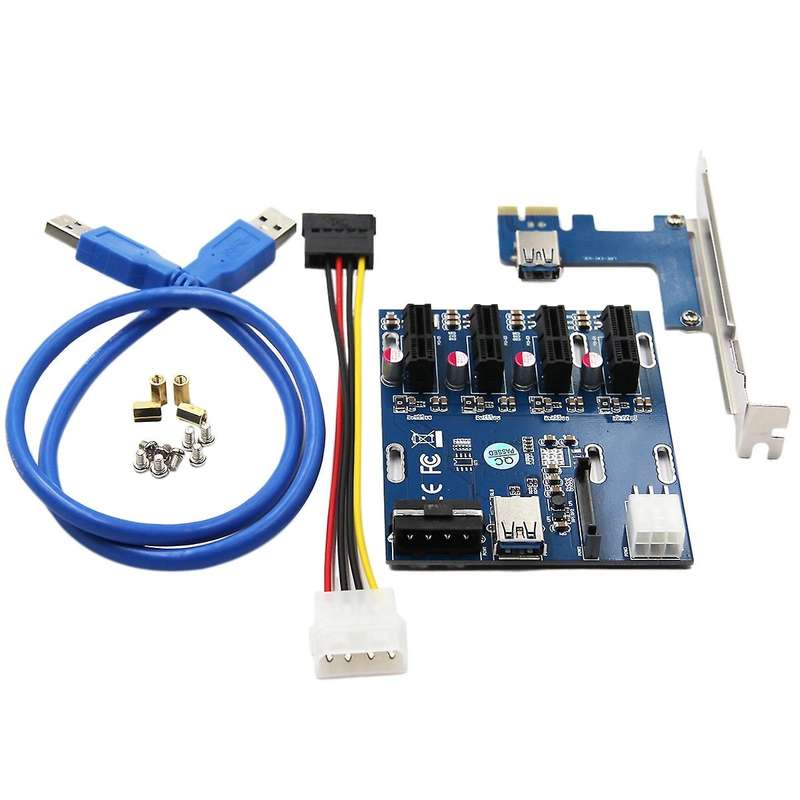Pci Express Slot Board,1 to 4 Pci Express Slot Board Riser Card