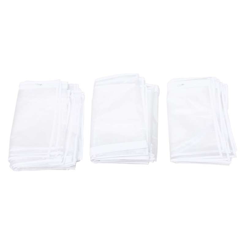 15pcs Clothes Suit Coat Dust Cover Home Storage Bag Organizer A