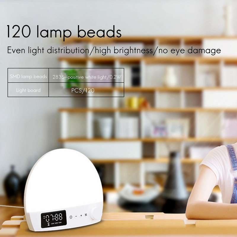 Asd Phototherapy Lamp Three-color Temperature Bionic Sunlight Time