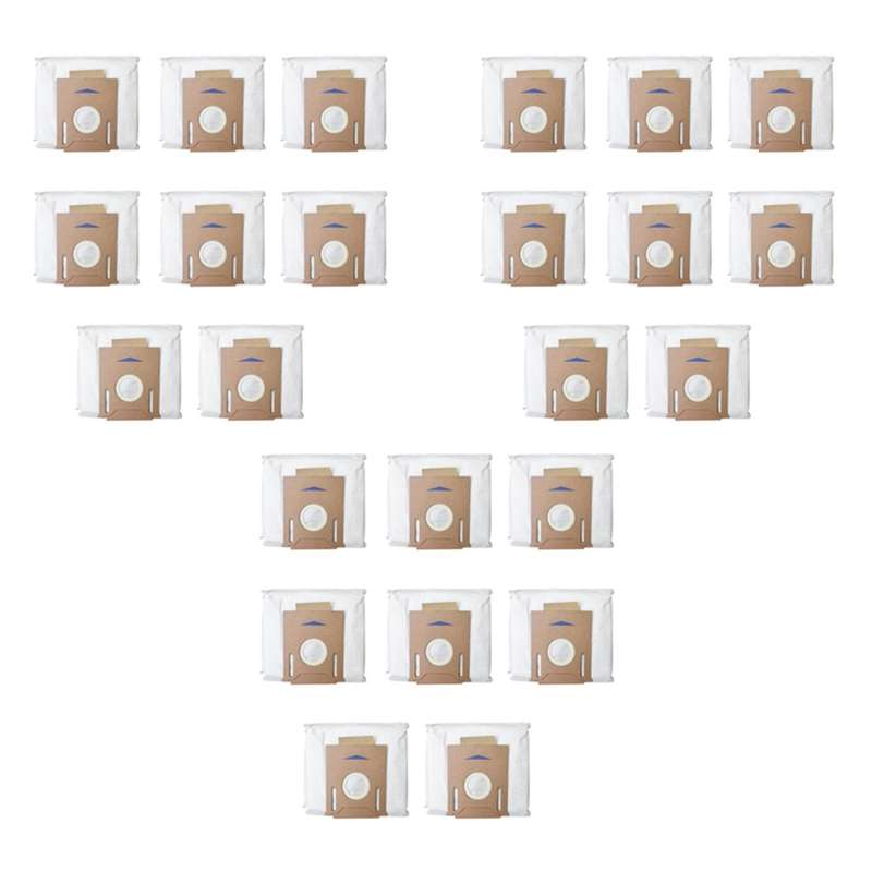 24pcs for Ecovacs Deebot Ozmo T8 Robot Vacuum Cleaner Dust Bag Parts