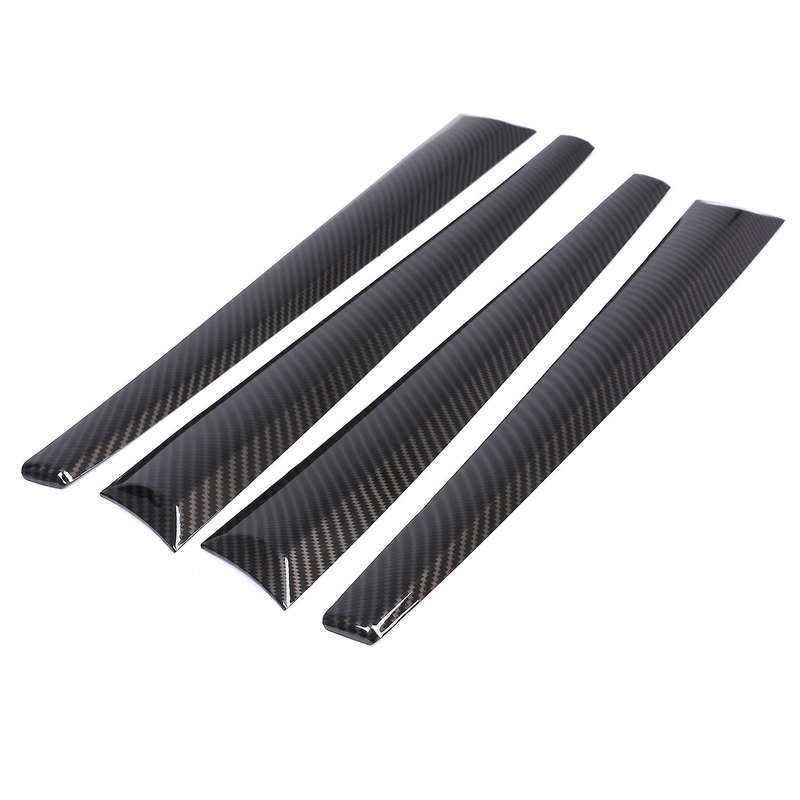 For Toyota Hilux 15-21 Inner Door Panel Trim Car Styling Carbon Fiber