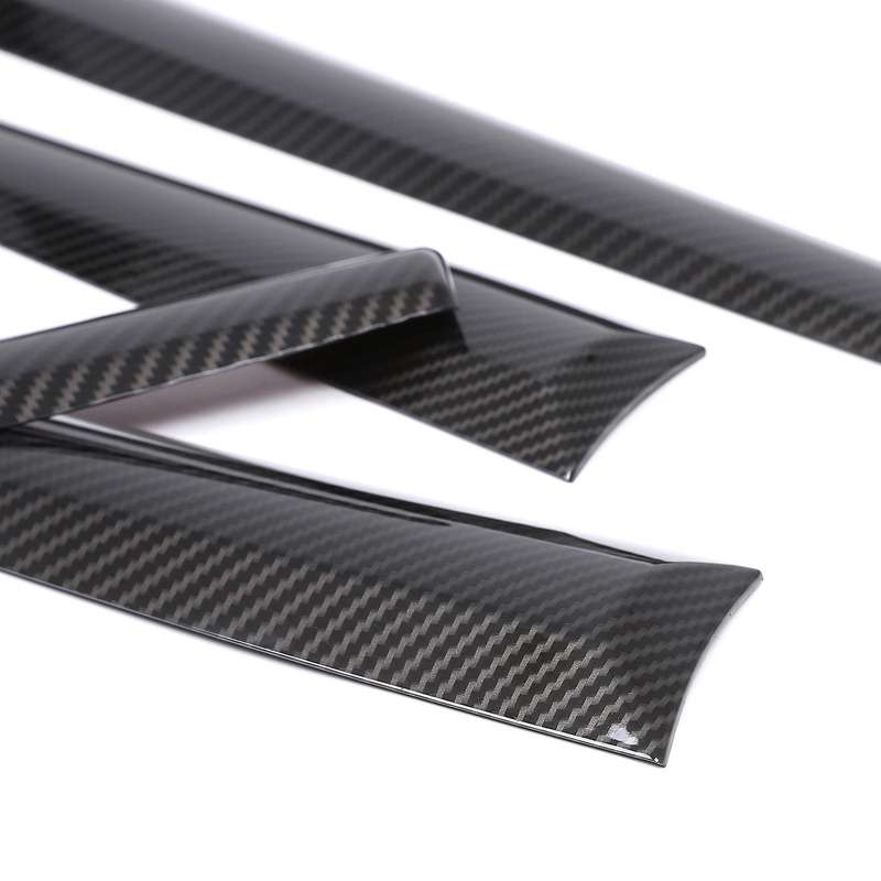 For Toyota Hilux 15-21 Inner Door Panel Trim Car Styling Carbon Fiber