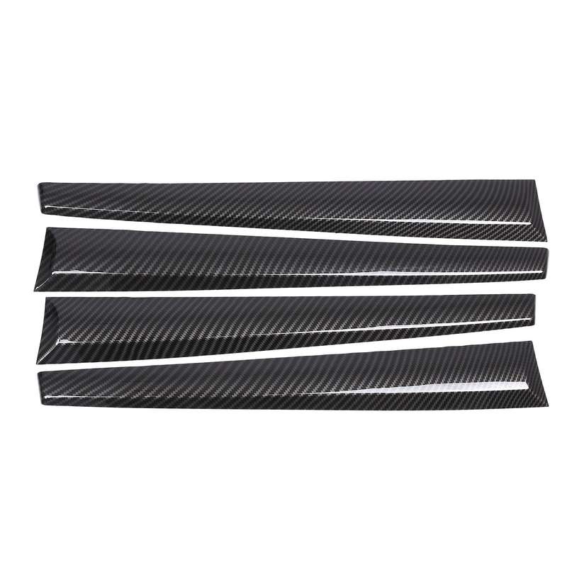 For Toyota Hilux 15-21 Inner Door Panel Trim Car Styling Carbon Fiber