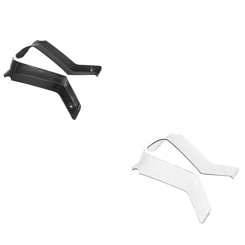 Motorcycle Side Windshield Side Panels Deflector (black)