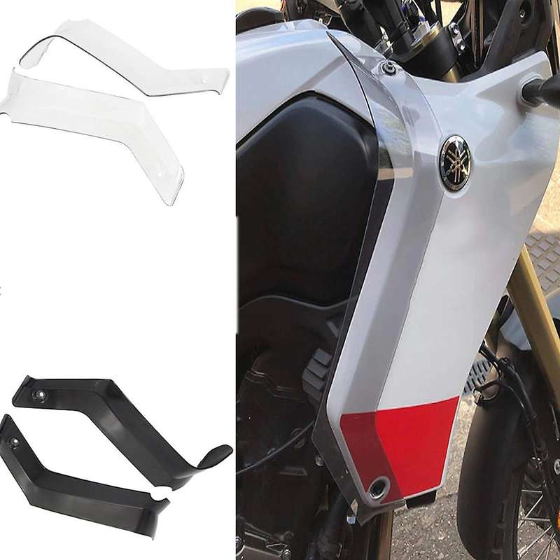 Motorcycle Side Windshield Side Panels Deflector (black)