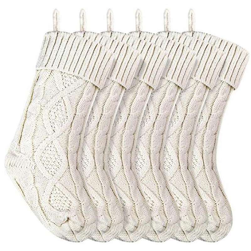 Christmas Stockings,6pack 18 Inches for Family Holiday Xmas Party,c