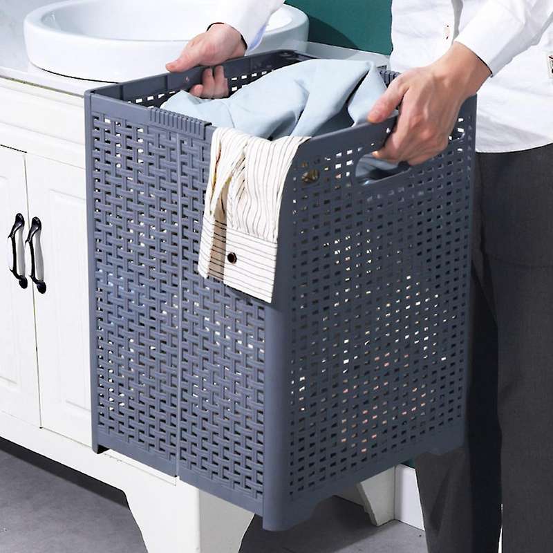 Dirty Clothes Storage Basket Toys Grid Organizer Basket C