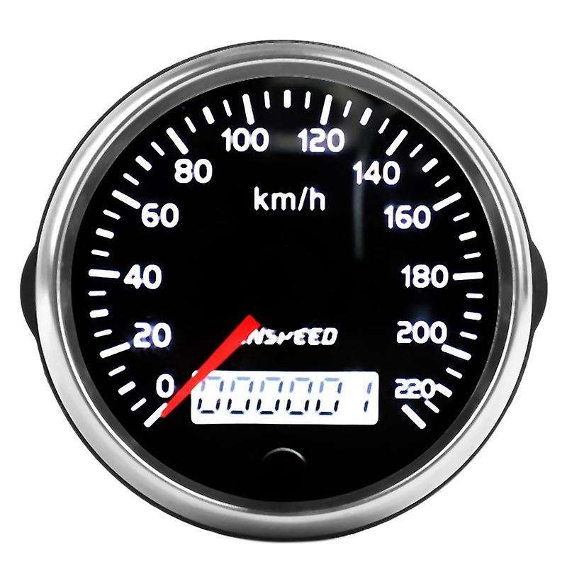 Cnspeed Speedometer 12v/24v 85mm 220km/h for Car Motorcycle
