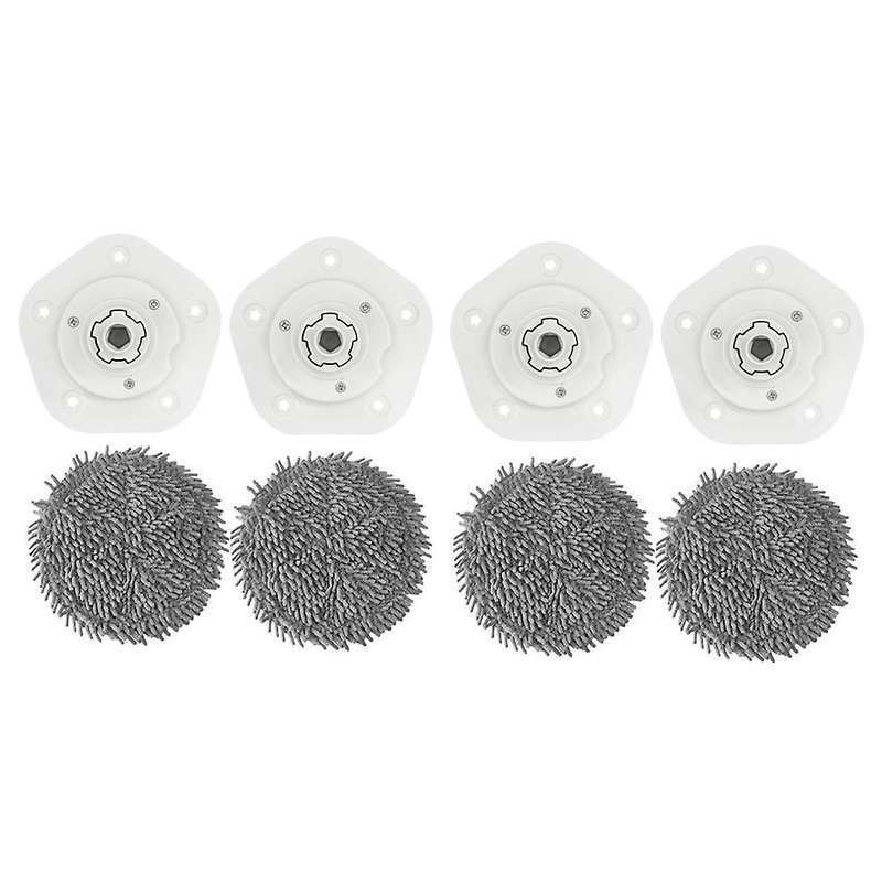 8pcs Washable Detachable Mop Cloth Holder for Xiaomi Mijia Pro