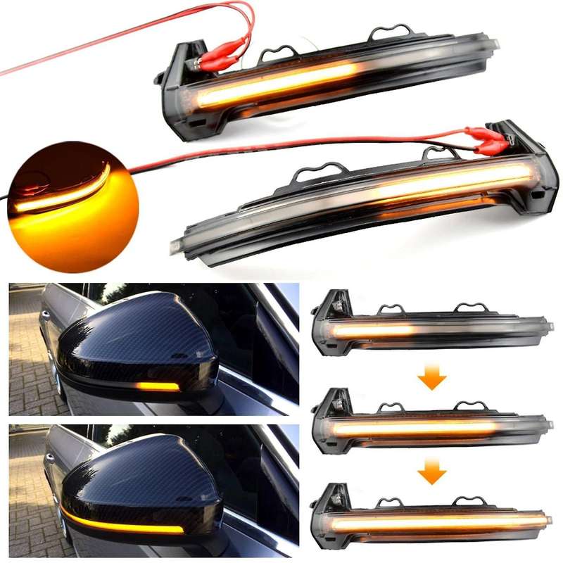Rear Dynamic Flashing Led Turn Signal For-audi A4 A5 B9 S4 Rs5 17-19