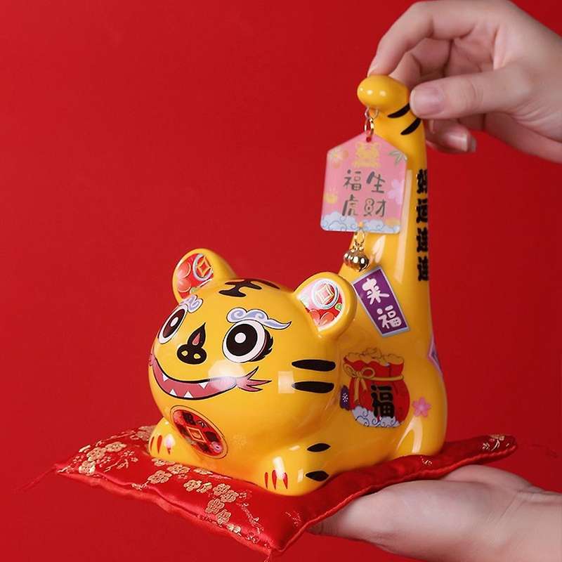 Year Of The Tiger Animal Mascot Tea Table Living Room Lucky Lucky B