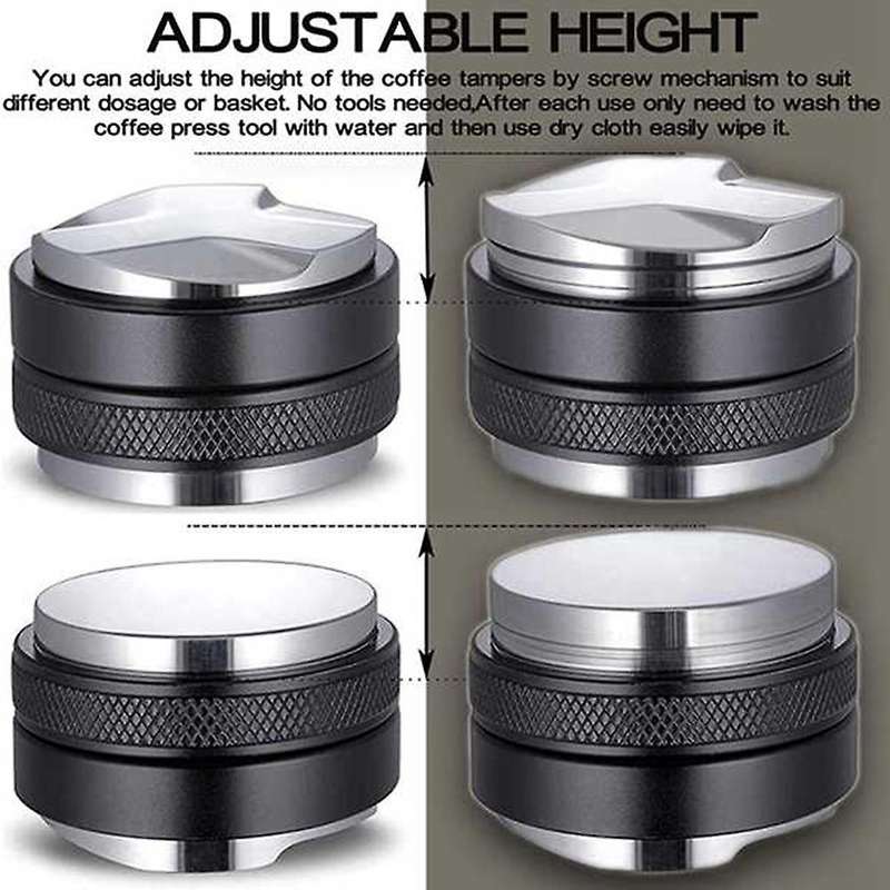 51mm Corner Coffee Tamper Barista Tools Milk Frother Jug Tamper Mat