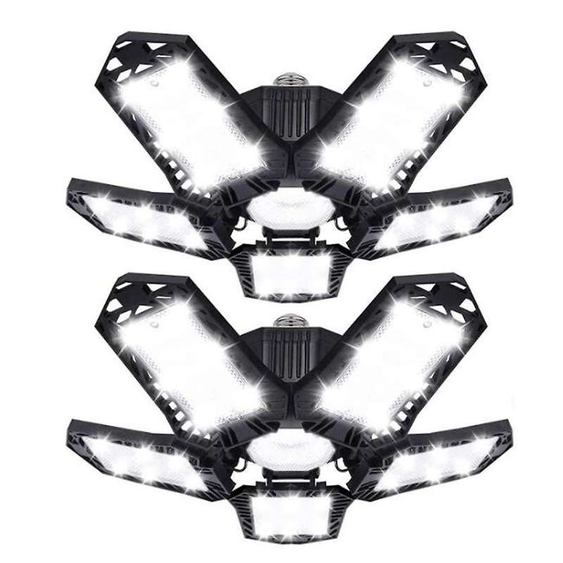 2pack Led Garage Lights 100w Garage Light 5 Leaf Garage Lighting Bulb