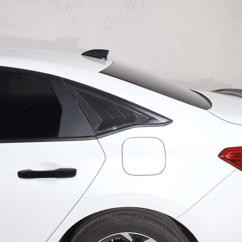 Car Triangle Rear Side Window Trim Vent Abs for Honda Civic 2022