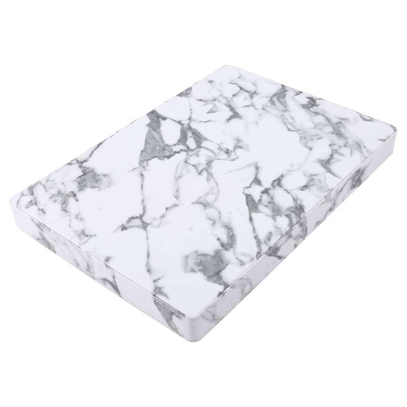 Gold Rim Serving Tray Marble Pu Leather Tea Cup Sets Tray Kitchen Box