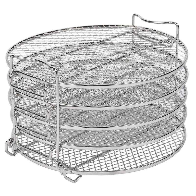 Dehydrator Rack for Ninja Foodi 6.5 & 8 Qt. Stainless Steel 5 Layers