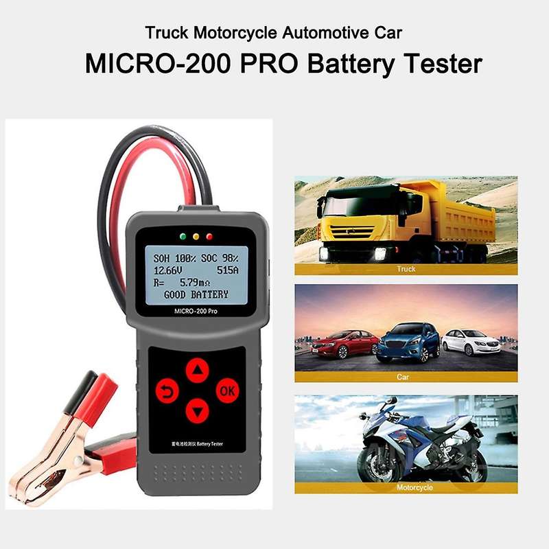 Micro-200pro Car Battery Tester Capacity Digital Car System Tool