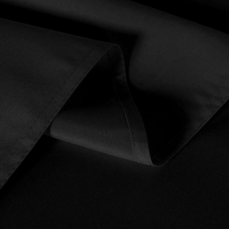 2pcs Black Tablecloth, Rectangle 6 Feet Table Cloth