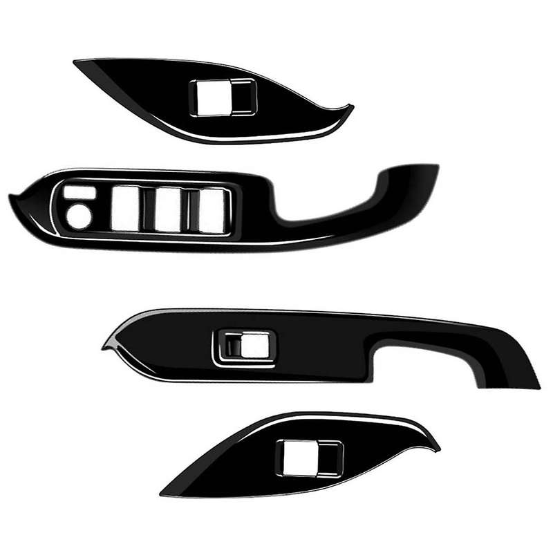For Toyota Voxy 2022 Window Glass Lift Button Trim Carbon Fiber