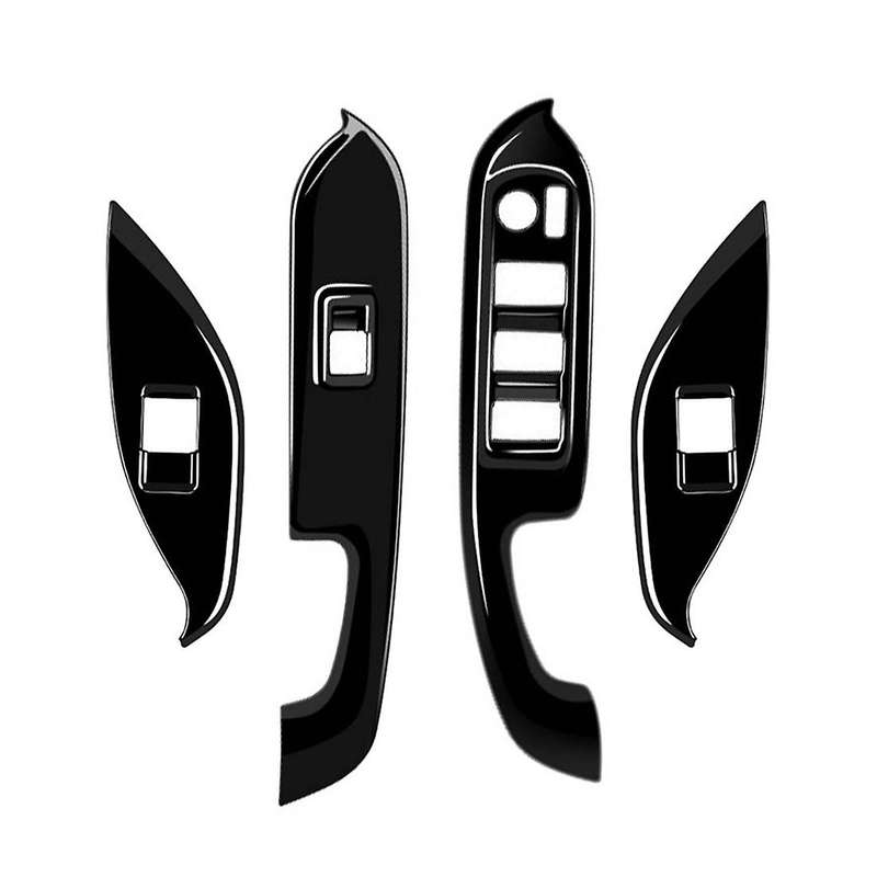 For Toyota Voxy 2022 Window Glass Lift Button Trim Carbon Fiber