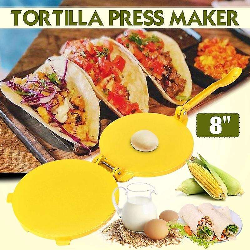 8 Inch Foldable Tortilla Press Maker Flour Corn Baking Diy Tools