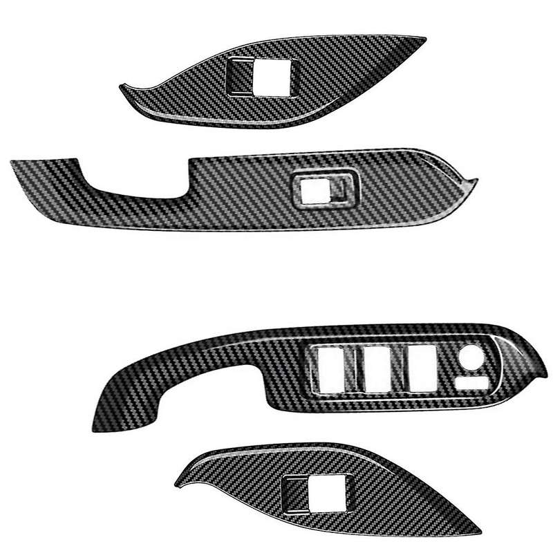 For Toyota Voxy 2022 Window Glass Lift Button Trim Bright Black
