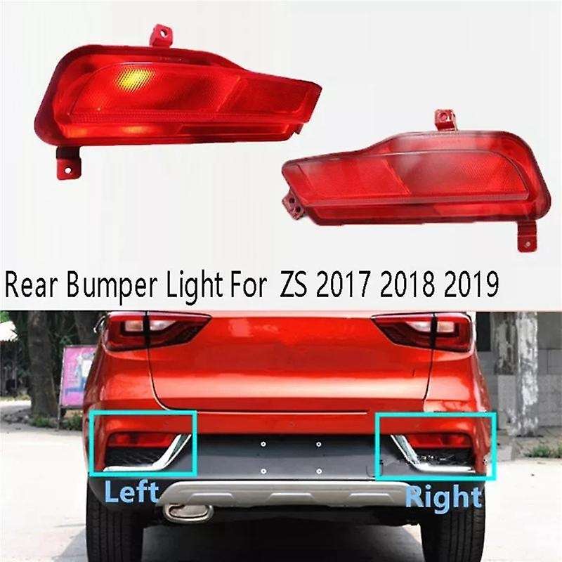 For Mg Zs 17-19 Rear Bumper Taillight Fog Light Reflector Light Left