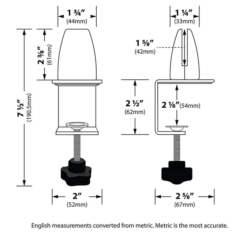 4pcs Sneeze Guard Bracket Clamp for 1/8 Inch to 1 Inch Acrylic Panels