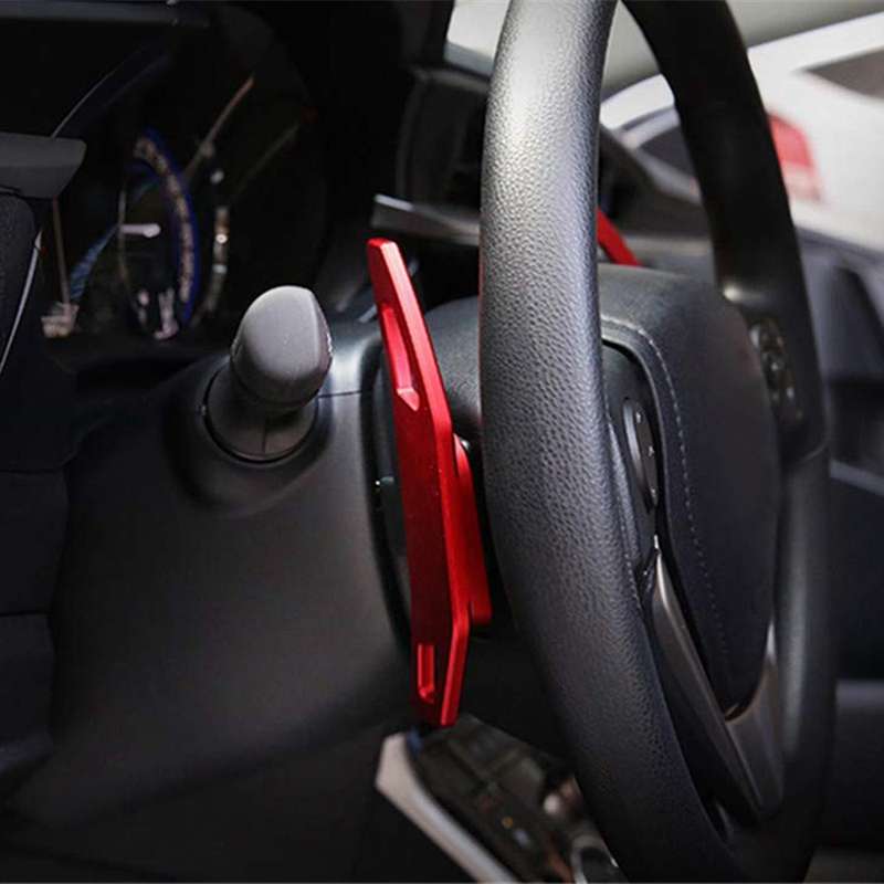 2x Aluminum Alloy Paddle Shifter for Toyota Camry 2012-2016, (red)